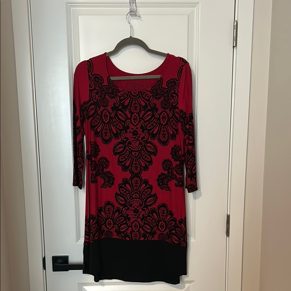 Soma Black & Red Tunic/Dress